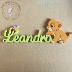 La couleur utilisée pour Léandro est vert printemps