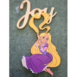 Plaque de porte Princesse Raiponce